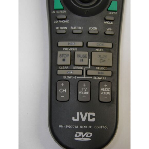 Genuine JVC RM-SVD701U TV DVD Remote Control - Picture 3 of 4
